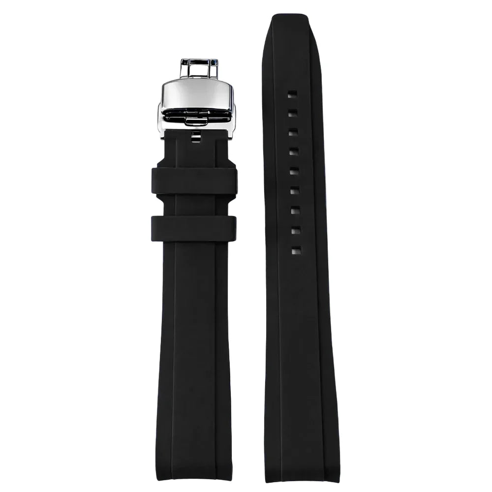 Masar Bracelets Caoutchouc pour Casio Duro MDV-106 et MDV-107 - Boucle Déployante