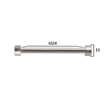 Masar Screw - Gold - Ø 1.8mm - Watch Strap Screw Pin - Stainless Steel - H Head Ø 3.0mm - 2 Pcs
