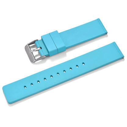 Bracelet Montre en Caoutchouc FKM Lisse - Libération Rapide - Universel