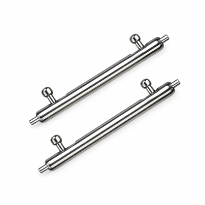 Barrettes à ressort Libération Rapide Ø 1,8mm Double Levier Fixe - Inox 304L - 0,8mm - 2 pcs