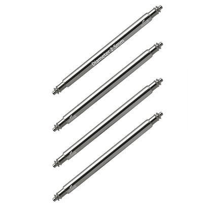 SLX Ø 2,5mm - Anse a molla per cinturino d'orologio - Acciaio inox 316L - 0,8mm - 4 Pz
