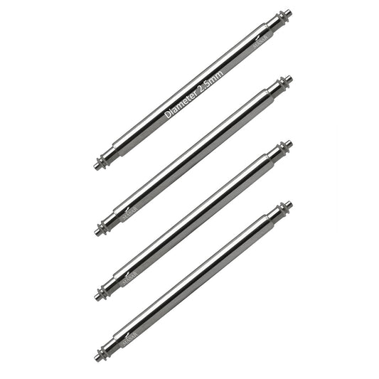 SLX Ø 2,5mm - Barrettes à ressort pour bracelet de montre - Inox 316L - 0,8mm - 4 Pcs