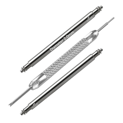 Masar Kit SLX Ø 2,0mm Barrettes à ressort pour bracelet de montre - Inox 316L - 0,8mm - 2 Pcs + 1 Outil