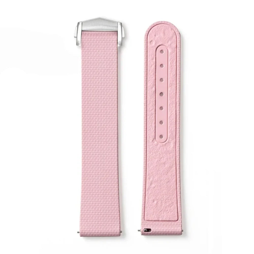 Men's 20mm FKM Rubber Watch Strap – Moonwatch Style – Fabric Texture - Quick Release
