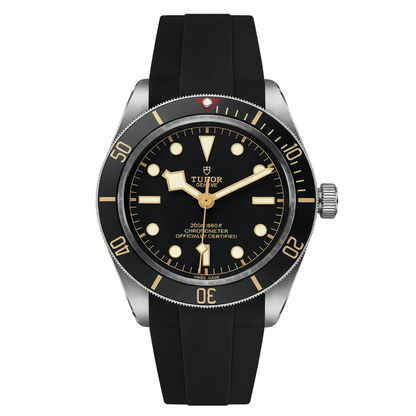 FKM Rubber Watch Strap for Tudor Black Bay 58 39mm - Curved - BB58