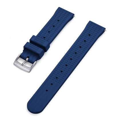 FKM Rubber Watch Strap – Embossed / Diver - Quick Release