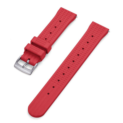 FKM Rubber Watch Strap – Embossed / Diver - Quick Release