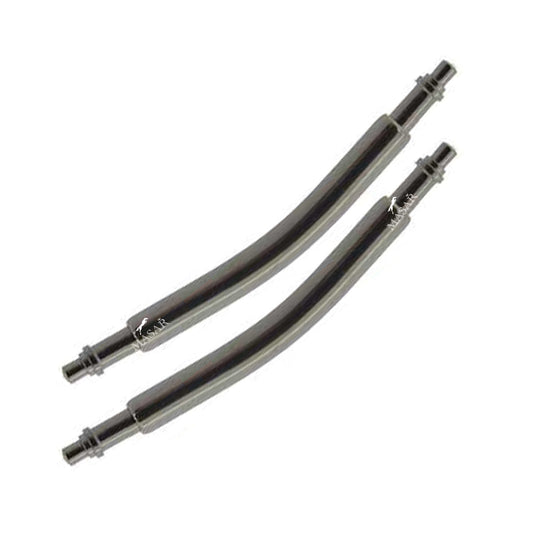 XTS Ø 1,8mm - Swiss - Barrettes à ressort pour bracelet de montre - Curved - Incurvé, Courbé - 0,9mm - Inox  - 2 pcs