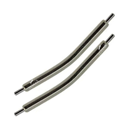 XSS Ø 1,8mm - Anse a molla per cinturino - Inox - Curvo - 0,8mm - Swiss Made - 2 pz