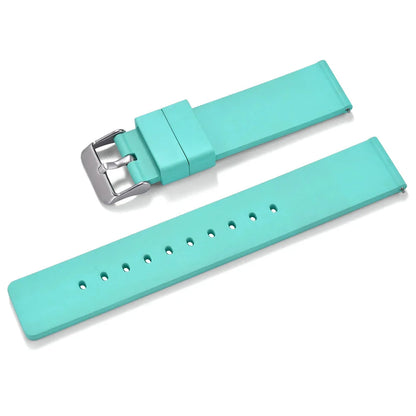 Bracelet Montre en Caoutchouc FKM Lisse - Libération Rapide - Universel