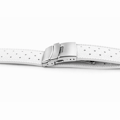 Masar Bracelet Montre Tropical en Caoutchouc FKM / Boucle Déployante – Libération Rapide - Universel
