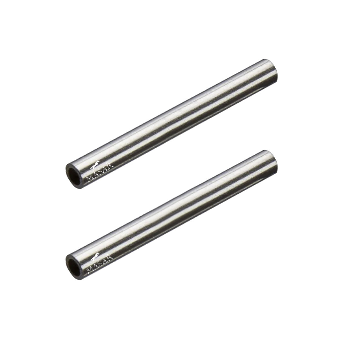 Tube Ø 1.8mm, internal diameter 1.53mm for watch strap - Stainless Steel - 2 Pcs