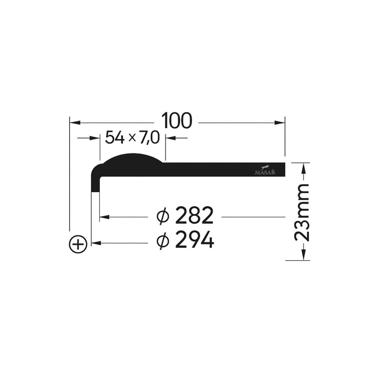 Verre de montre Pour Tudor Oysterdate 7992-7996- Ø 29,4mm Acrylique