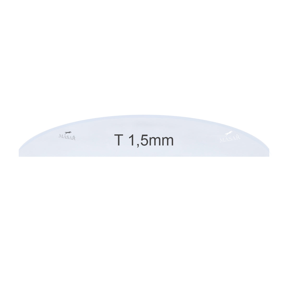 Masar Épaisseur 1,5mm -Ø 23,0mm à 50,0mm -Verre de Montre-Plein-Plat Bombé -Minéral Rond - 1 Pcs