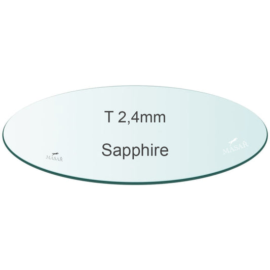 Verre de Montre Saphir pour Casio EF-552PB EF-552 - 33mm - T 2,4mm
