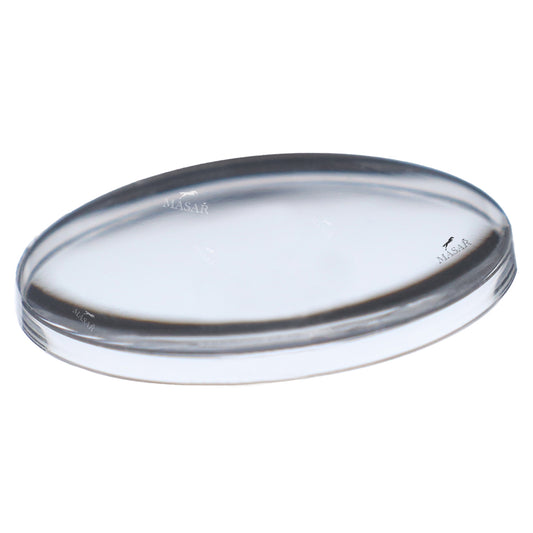 Masar Bombé Dôme -Verre de Montre Ø 19,00mm à 31,8mm - Acrylique Haut - Hauteur totale 3.1mm à 4.1mm - 1 Pcs