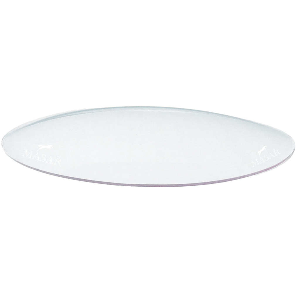 Lentes minerales para reloj Masar - Para reloj y barómetro - Cúpula convexa - Grosor 2,0 mm - Ø 52,0 mm a 100,0 mm - 1 unidad
