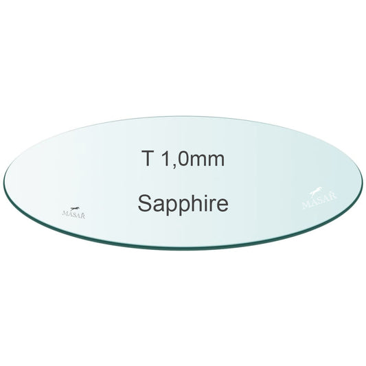 Vetro per Orologio Premium Piatto – Zaffiro Rotondo – Spessore 1,0mm - Ø da 13,0mm a 18,9mm - 1 Pz