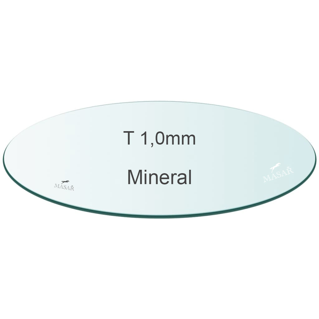 Masar Vetro per Orologio - Minerale Piatto Rotondo - Diametro 11,4 mm - Spessore 1,0 mm 1 mm - 1 Pz
