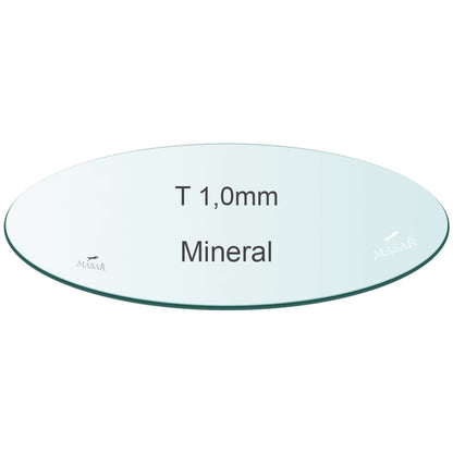 Masar Vetro per Orologio - Minerale Piatto Rotondo - Diametro 11,4 mm - Spessore 1,0 mm 1 mm - 1 Pz