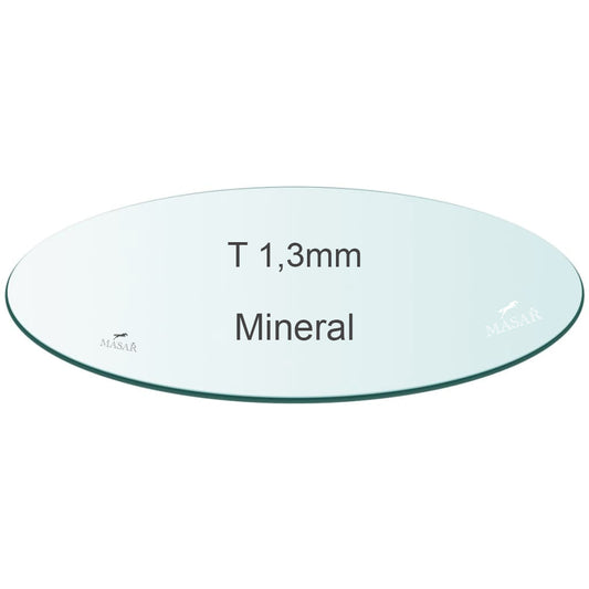 Masar Épaisseur 1,3mm -Verres de Montres -Minéral Plat Rond -Ø 27mm à 40,0mm - 1 Pcs