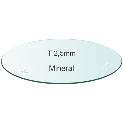 Masar Spessore 2,5mm - Vetro Orologio - Minerale Piatto Rotondo - Ø 17,0mm a 26,9mm - 1 Pz