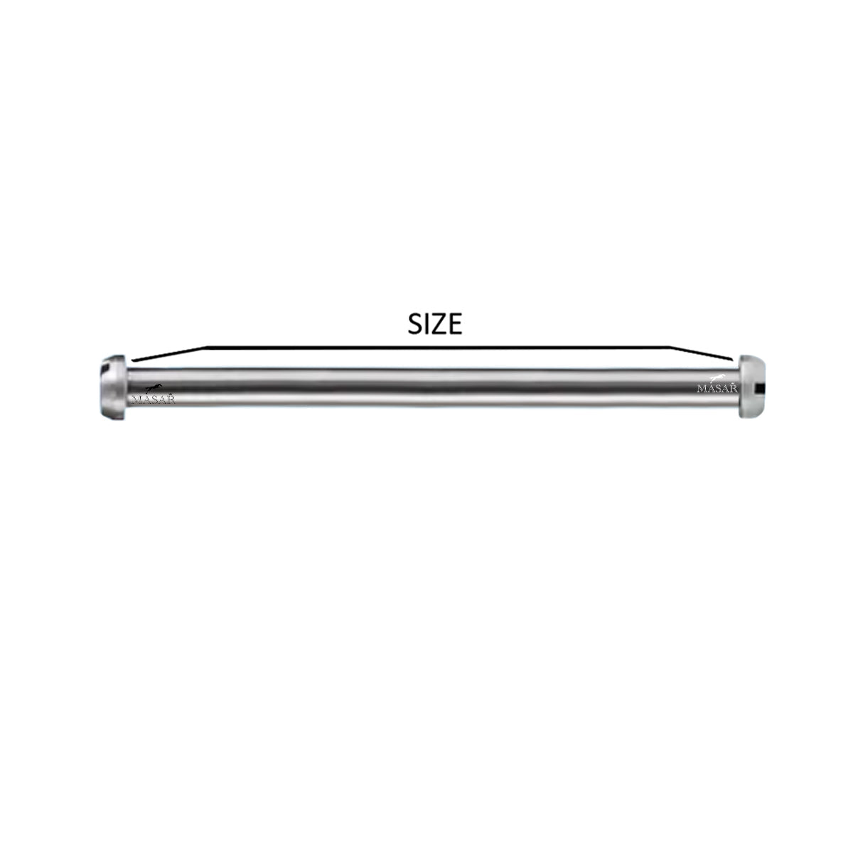 Masar Vis - Torx, stella, diametro 1,8 mm - Barretta a vite per cinturino d'orologio - Acciaio inossidabile - 2 pz