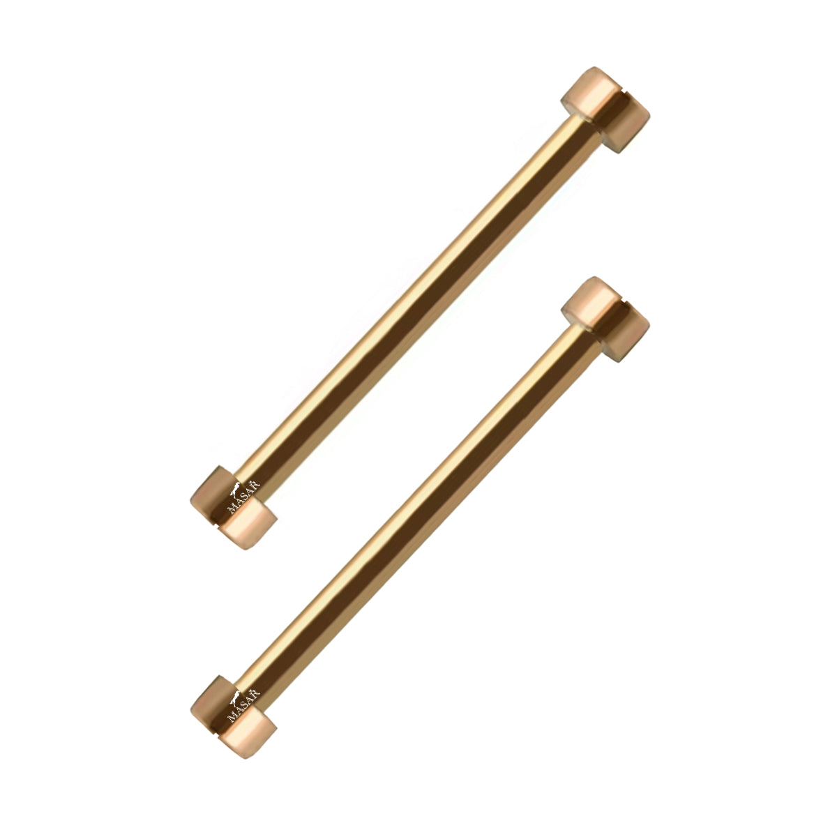 Vis - Or - Ø 1,8mm - Barrette à vis pour Bracelet de Montre - Acier Inoxydable – Tête H Ø 3,0mm - 2 Pcs