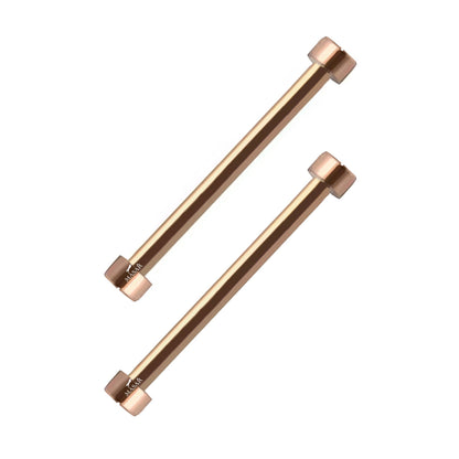 Viti – Oro rosa – Ø 1,8 mm – Barra a vite per cinturino orologio – Acciaio inossidabile – Testa H Ø 3,0 mm – 2 pezzi