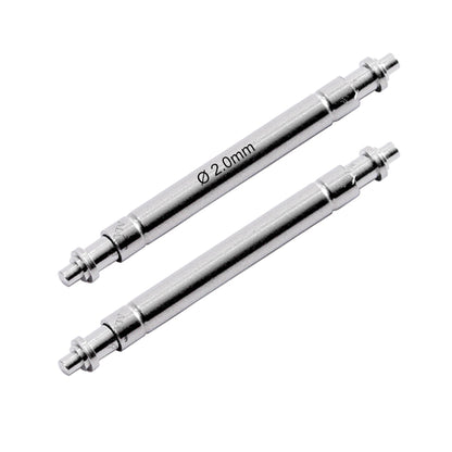 XST Ø 2,0mm - Anse a molla per bracciale orologio - Inox 316L - 0.9mm - 2 Pz