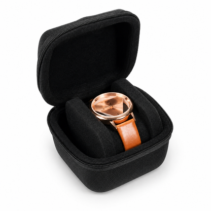 Écrin pour Montre – Boîte de Rangement de Voyage (Mousse EVA et Étui Nylon) - 1 Pc