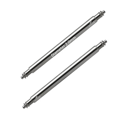 SLX Ø 2,0 mm - Pasadores de resorte - Compatible con Omega - Acero inoxidable 316L - 0,8 mm - 2 uds