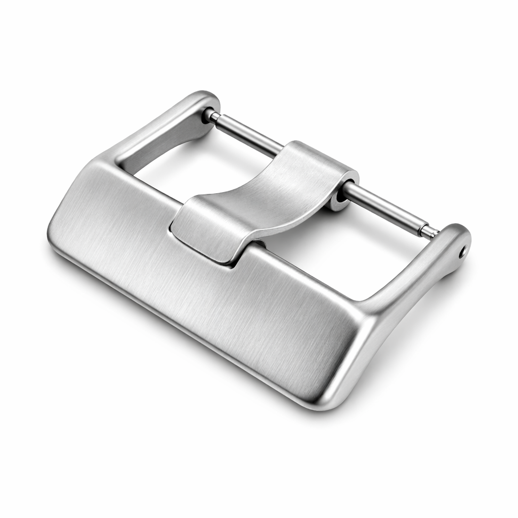 Masar Fibbia Ad Ardiglione per Cinturino Orologio - Acciaio Spazzolato | Ansa 6mm - 1 pz