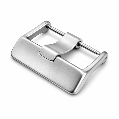 Masar Fibbia Ad Ardiglione per Cinturino Orologio - Acciaio Spazzolato | Ansa 6mm - 1 pz