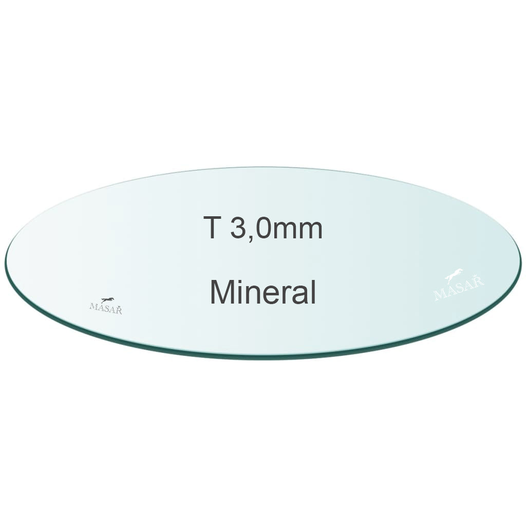 Premium Flat Watch Glass – Round Mineral Crystal – Thickness 3.0mm - Ø 17.0mm to 26.9mm - Made in Japan - 1 Pc