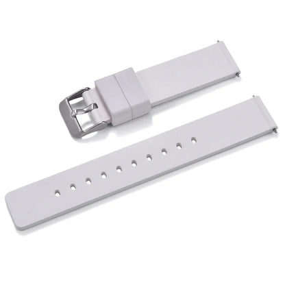 Bracelet Montre en Caoutchouc FKM Lisse - Libération Rapide - Universel