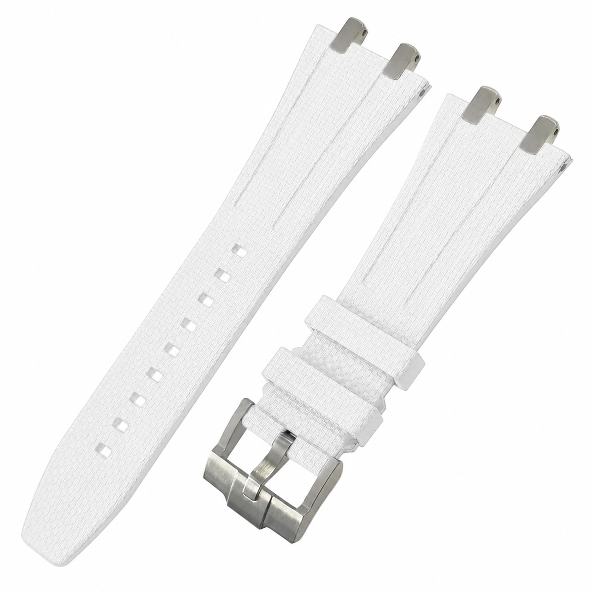 Masar FKM-Kautschukarmband kompatibel mit Swatch Royal Pop x AP - Premium - (Für Adaptergehäuse)