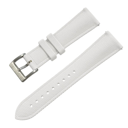 FKM Rubber Watch Strap - Sailcloth Texture - Quick Release - Pin Buckle - Universal
