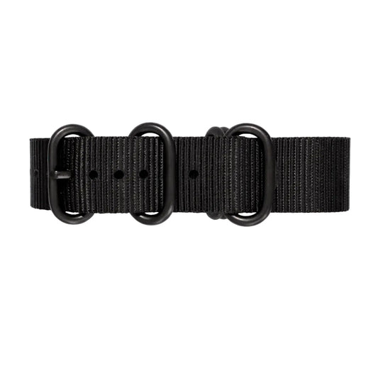 ZULU Nato Watch Strap – All Black - Men's - 1.2mm Nylon
