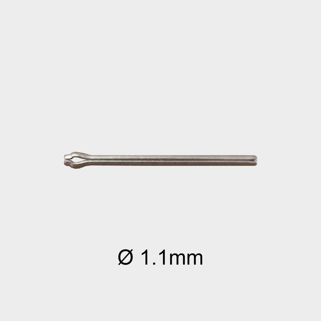 Ø 1.1mm - 12mm à 29mm Goupilles Broches fendues - 2 Pcs