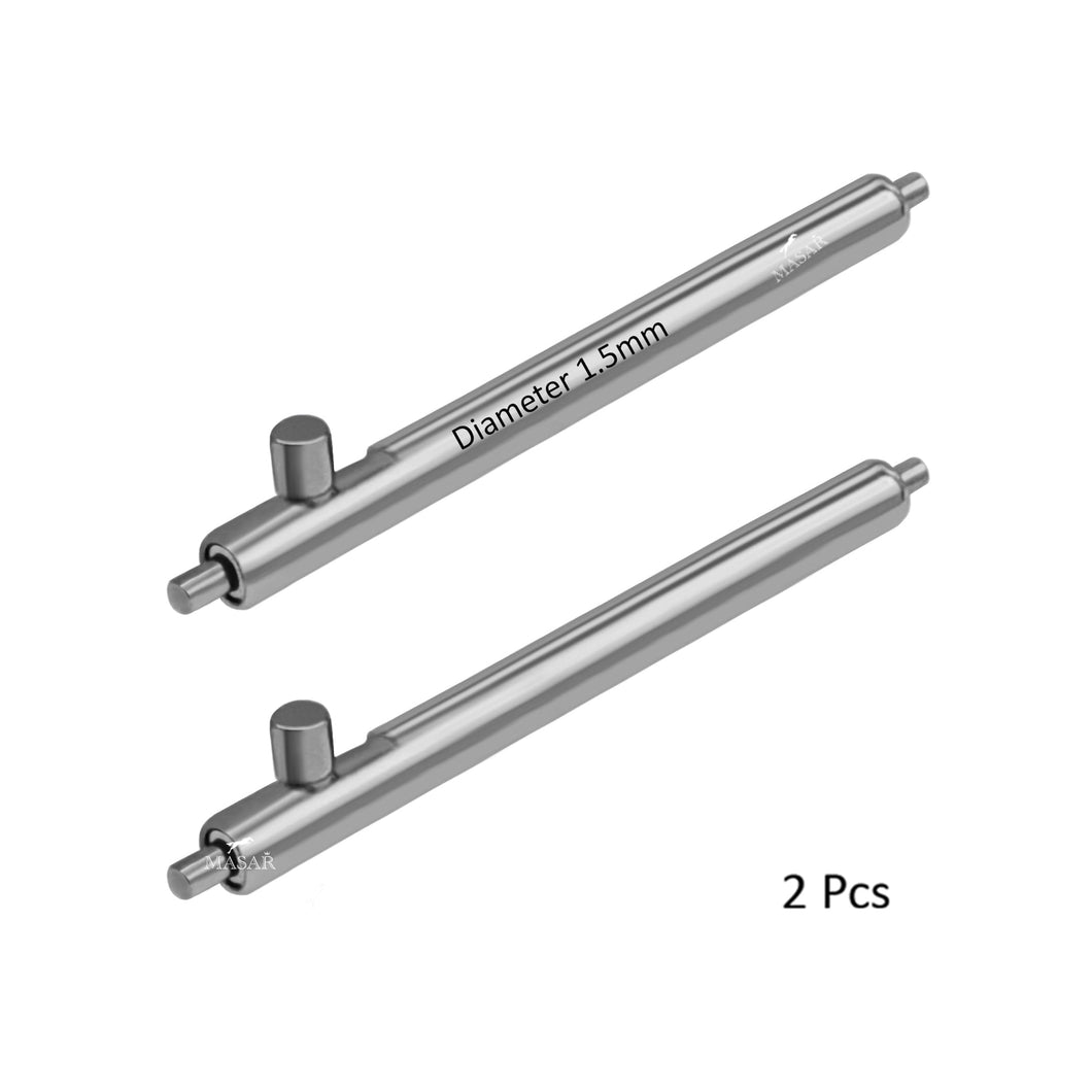 20mm - 22mm Ø 1.5mm Premium - Barrettes à Ressort - Libération Rapide à Levier - Inox 316L - 2 pcs