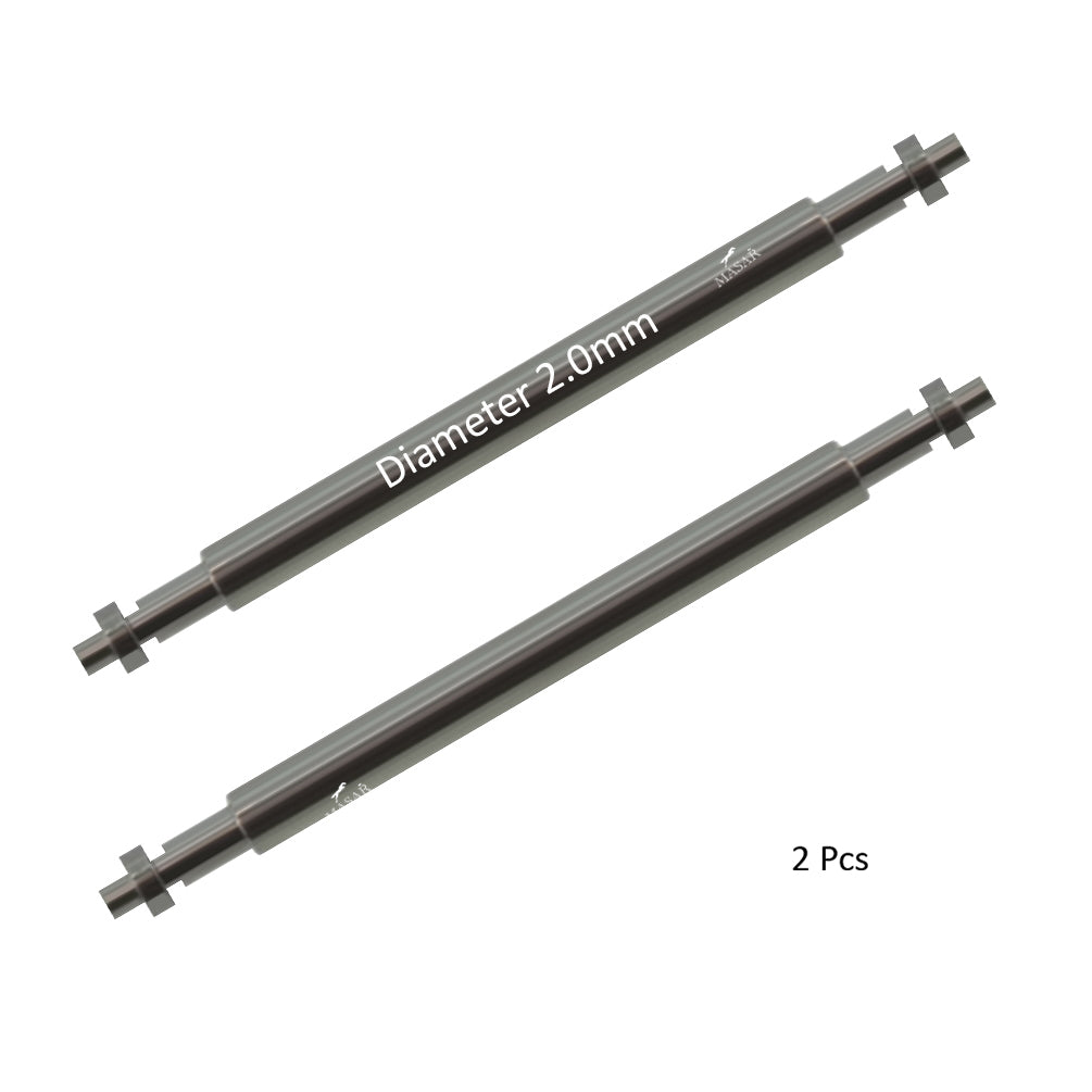 18mm à 24mm Ø 2.0mm Barrettes à Ressort - Inox - Spécial Plongée - 2 pcs