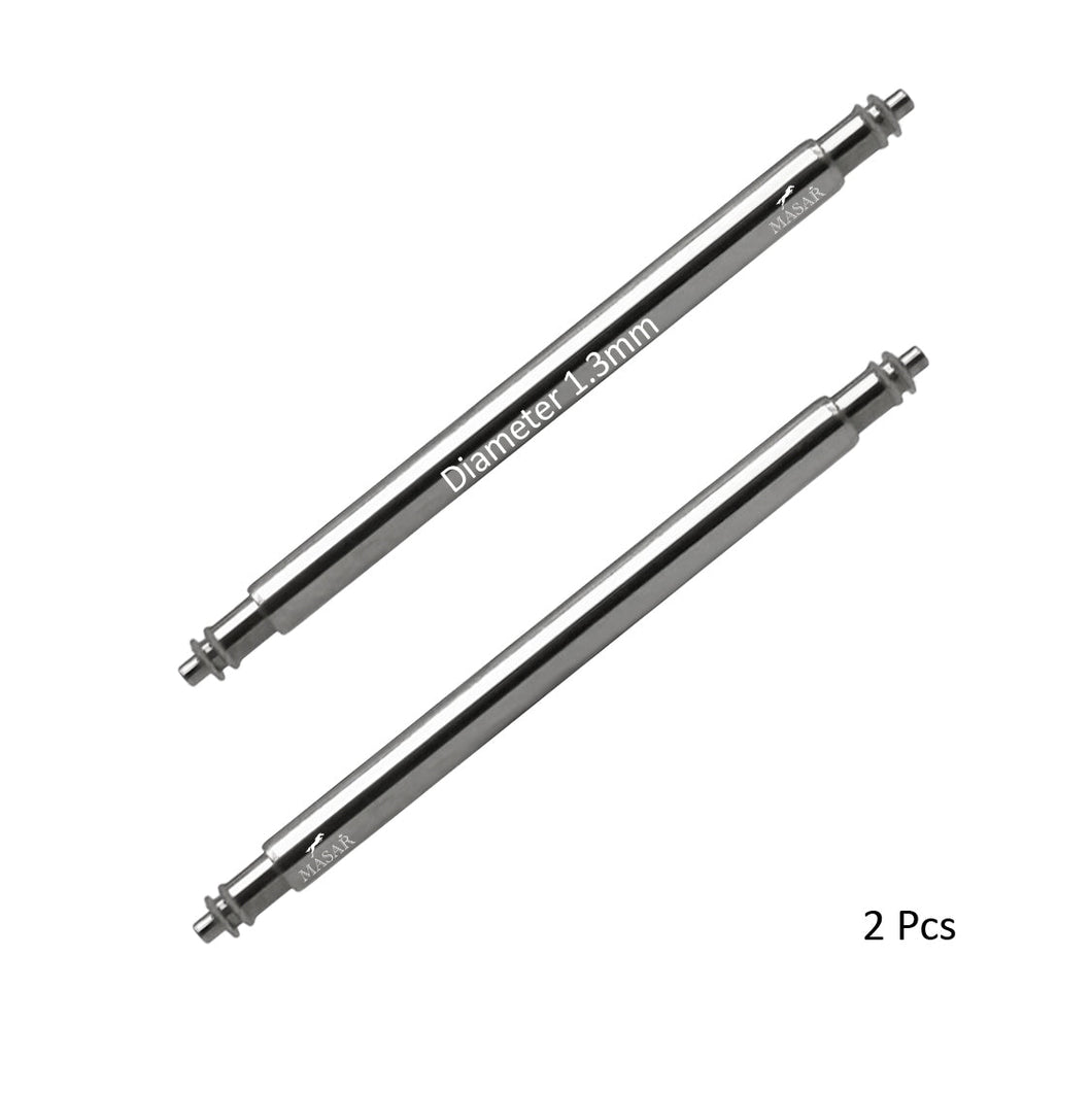 6mm à 22mm SLX130 | Ø 1.3mm Barrettes à Ressort - Double Flange (Bride) - Inox 316L - 2 pcs