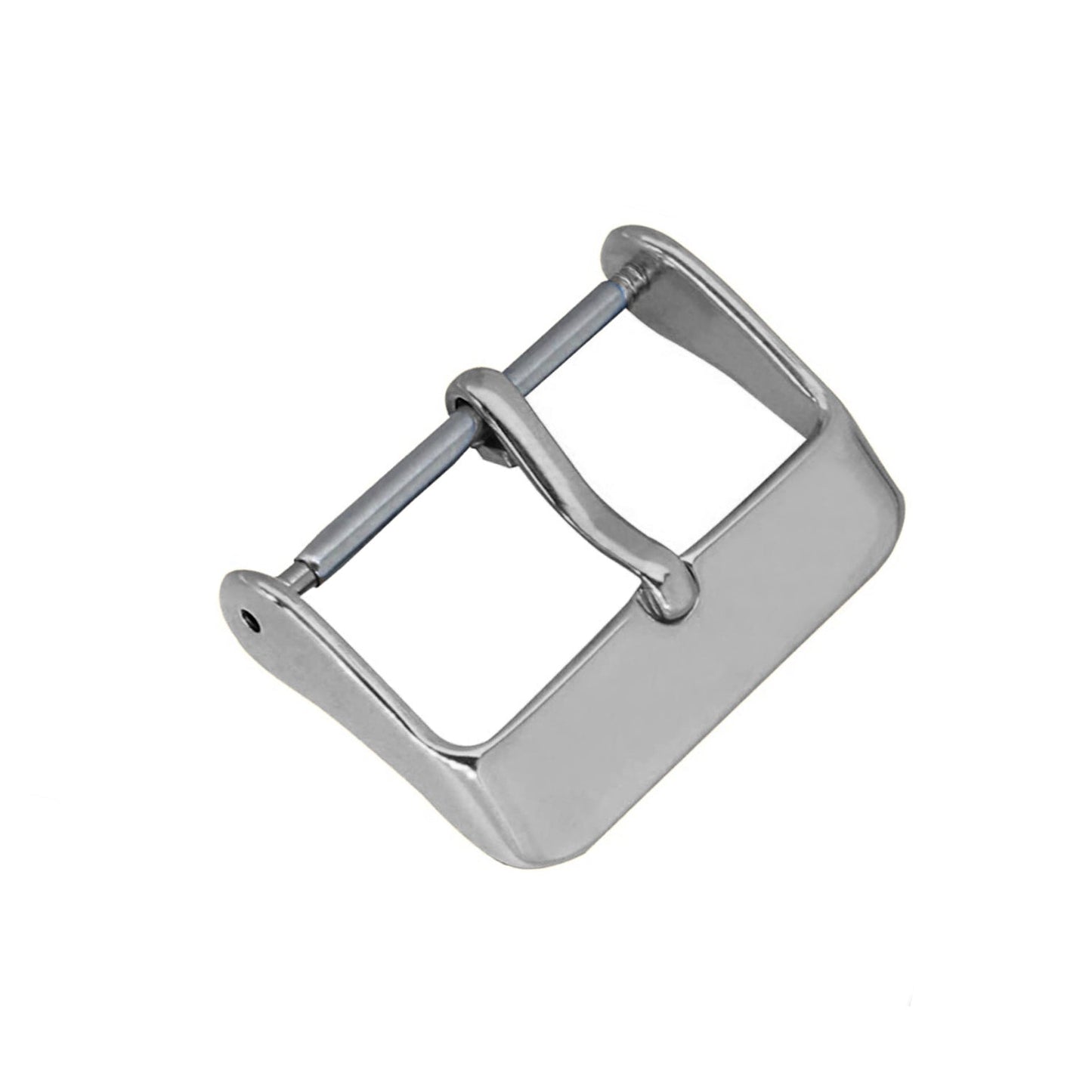 Fibbia da 8 a 20 mm Colore Argento Cromato Cinturino Orologio Linguetta di Fissaggio 1,75 mm
