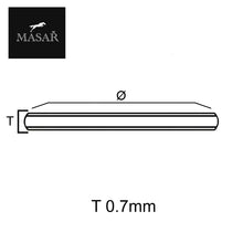 Charger l&#39;image dans la galerie, Épaisseur 0.7mm - Verres pour Montres Ø 12mm to 21.9mm Minéral Plat Rond
