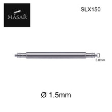 Charger l&#39;image dans la galerie, 6mm à 46mm SLX150 | Ø 1.5mm Barrettes à Ressort - Double Flange (Bride) - Inox 316L - 2 pcs
