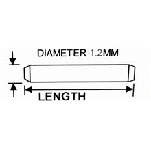 Charger l&#39;image dans la galerie, 10mm à 24mm Ø 1.2mm - Épingles - Broches solides
