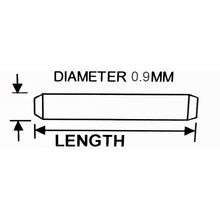 Charger l&#39;image dans la galerie, 10mm à 24mm Ø 0.9mm - Épingles - Broches solide
